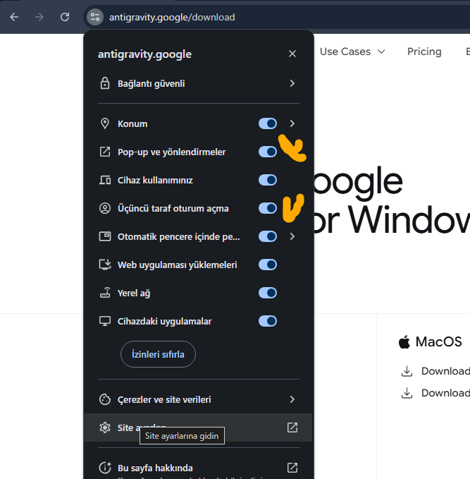Antigravity Google ile Oturum Açma Sorunu Nasıl Çözülür?